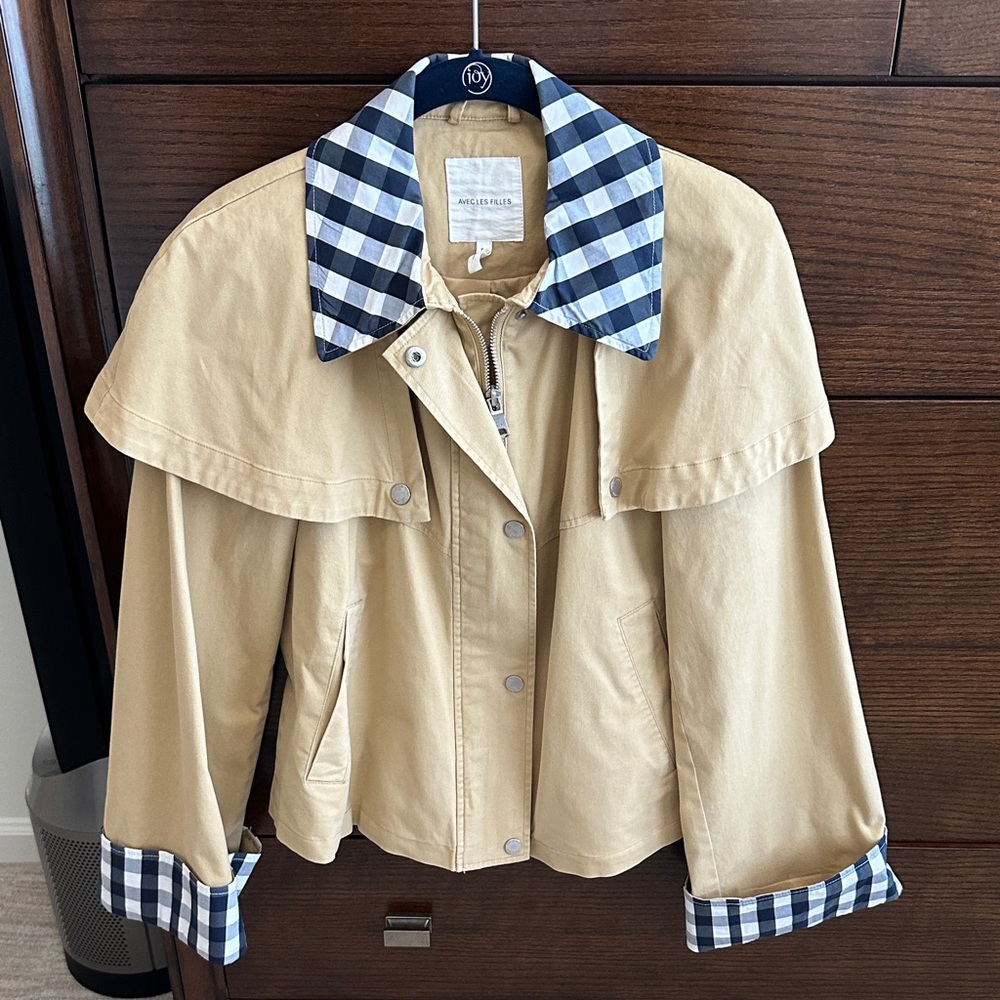 Anthropologie Avec Les Filles Beige Jacket